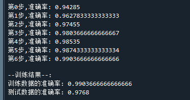 训练过程与结果