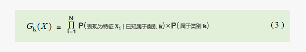 朴素贝叶斯判别公式